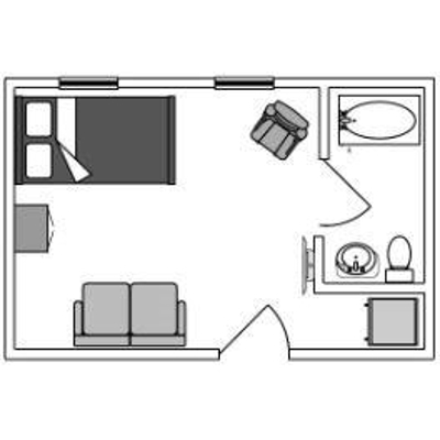 VIP Single Floorplan